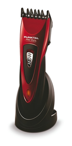[02110730] Corta Pelo Punktal Recargable Flex Style Pk-hc2016 Color Rojo/negro