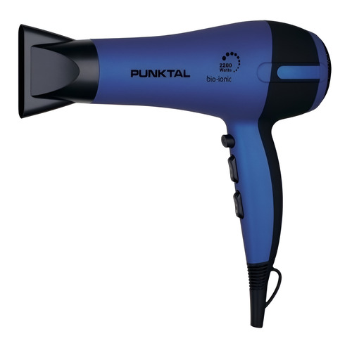 Secador De Cabello Punktal Iónico Profesional 2200w Color Violeta/negro