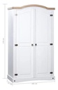 Placard Corona 2 Puertas Madera Color Blanco
