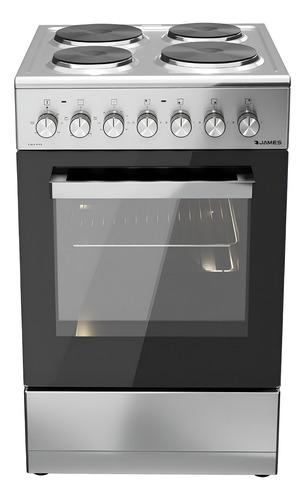 [02050824] Cocina James C-801 A Rtks Sin Tapa Color Acero Inoxidable Con Puerta Con Visor