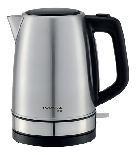 Jarra Eléctrica Inoxidable Punktal 1.7l 2200w Base Giratoria Plateada Plateado