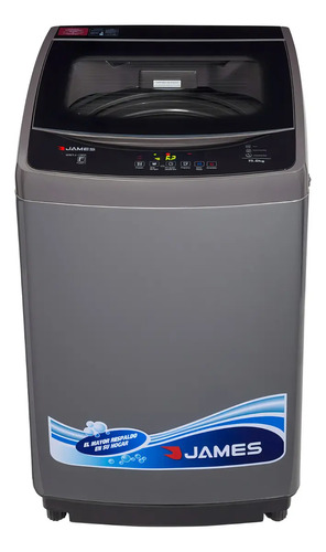 Lavarropas James Lr Wmtj 1580 Automatico 15kg Gris/negro