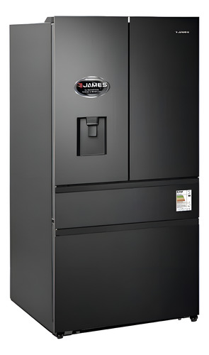 Heladera French Door Inverter James Rj 455 Clase A Dark Inox