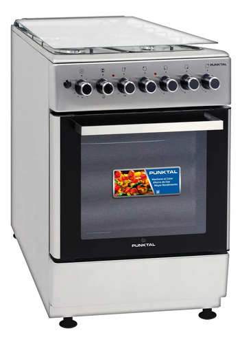 Cocina Punktal Turca 4 Hornallas Inox Encendido Electrónico 70l