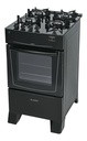 Cocina Gas Mesa Vidrio Templado James C 690 V Negra Color Negro
