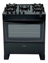 Cocina 5 Hornallas Gas James C695 V Mesa Vidrio La Sensación Negro