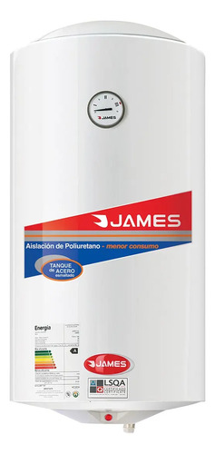 [02130020] Calefon James 110 Litros Acero Esmaltado - Eficiencia A Blanco