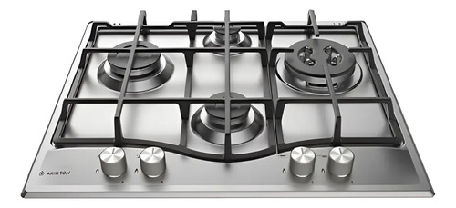 [02052200] Anafe A Gas Ariston Con 4 Hornallas Acero