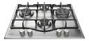 Anafe A Gas Ariston Con 4 Hornallas Acero