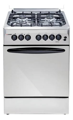Cocina James A Gas Y Eléctrica Con Puerta Ciega Inox