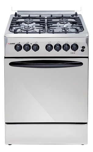 Cocina James A Gas Y Eléctrica Con Puerta Ciega Inox