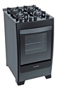 Cocina James A Gas C 700 Negra 4 Hornallas Negro