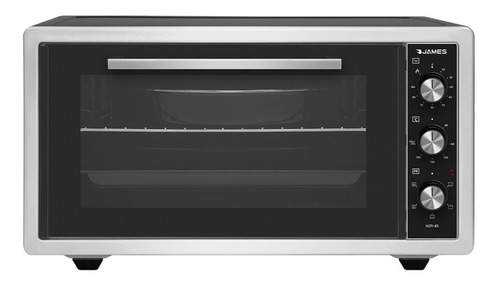 Horno Electrico James 1400 W Frente Inox 45 Lts
