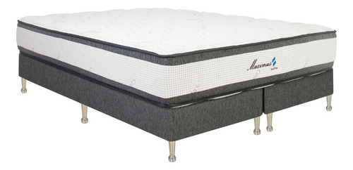 Somier Senflex Maximus Queen 158x198 Cm Base Dividida Blanco