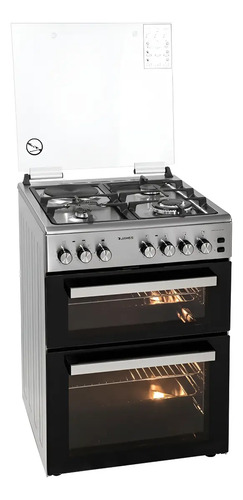 Cocina Doble Horno James C900 Combinada Inox 3+1 Sensacion Acero Inoxidable