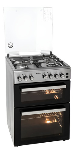 [02052030] Cocina Doble Horno James C900 Combinada Inox 3+1 Sensacion Acero Inoxidable