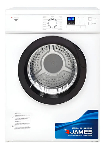 Secarropas James 7 Kg Display Antiarrugas Color Blanco Blanco