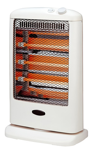 [02100070] Estufa Halógeno James Che-1200 1200w 3 Temperaturas Blanco