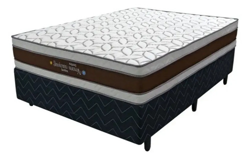 [01500421+ 01020390] Sommier 1 Plaza Invierno /verano La Sensacion Blanco