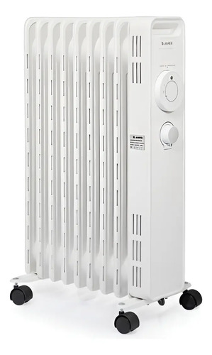 Radiador De Aceite La Sensacion Con Ra 2000w G2  Blanco