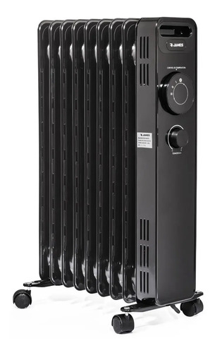 Radiador De Aceite James 9 Elementos Ra2000 G2 Negro