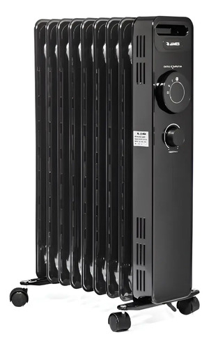 Radiador De Aceite La Sensacion Con 2000w Negro