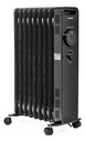 Radiador De Aceite James Ran 2000 Eléctrico Con Termostato Ajustable Y Protección Antivuelco, Negro
