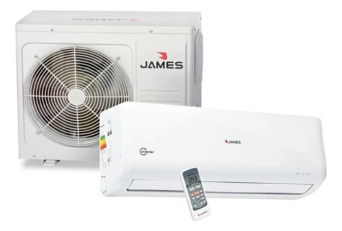 Aire Acondicionado James Inverter 24000 Btu Aam-24 Au-inv Color Blanco