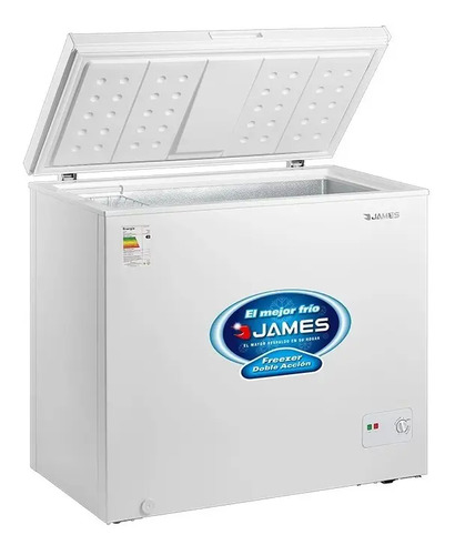 [02030770] Freezer Heladera James 310 Horizontal Blanco