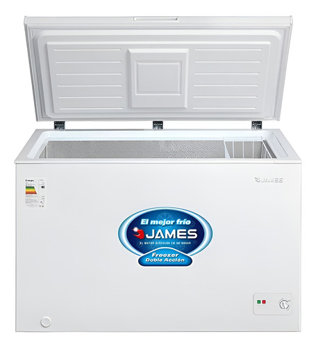 [02030750] Freezer Heladera James 410 Horizontal Sensacion Blanco