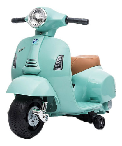 [07012311] Moto A Bateria Vespa C/musica Luz Imperdible Sensacion (Verde)