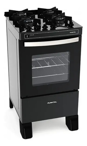 [02051570] Cocina Toda Super Gas Punktal Mesada De Vidrio Sensacion Negro
