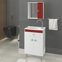 Mueble Para Baño Con Bacha Y Espejo Alta Calidad Corup Sensa
