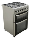 Cocina Punktal Doble Horno Pk-1980 Dtk 3+1  Sensacion Gris