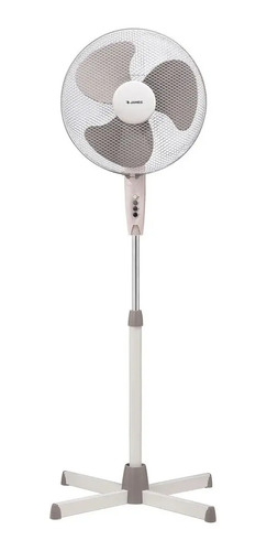 Ventilador De Pie James Vca 16 Pie Blanco 3 Aspas Diámetro 40 Cm Material De Las Aspas Plástico
