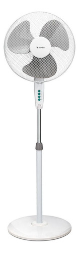 Ventilador De Pie James Vca 16 Pie Blanco 3 Aspas Sensacion 40 Cm Blanco Blanco Plástico 3