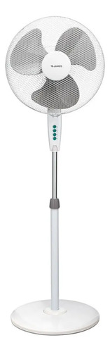 Ventilador De Pie James Vca 16 Pie Blanco 3 Aspas Sensacion 40 Cm Blanco Plástico 3