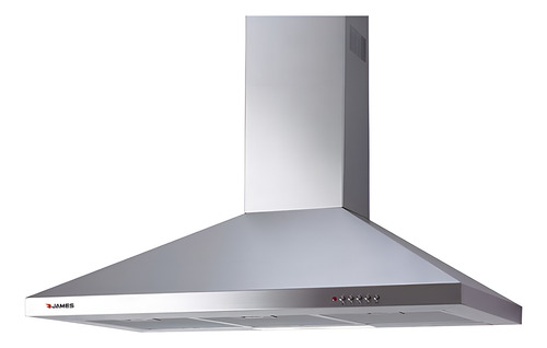 [02140030] Extractor De Cocina James Kavez Ac. Inox. De Pared 60cm X 27cm X 50cm Plateado