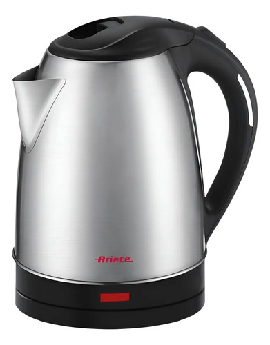 [02121110] Jarra Electrica Acero Inox Ariete 1899 Sensacion Gris