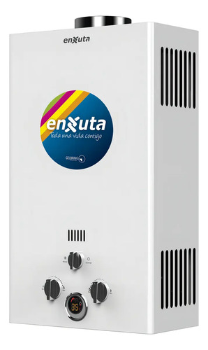 Calefón A Gas Enxuta 10l Blanco Propano Instantáneo