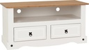 Mueble Rack Serpil Con 2 Cajones Corona Grande Blanco