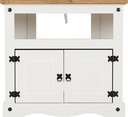 Mueble Rack Serpil Con Corona Grande Blanco