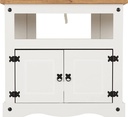 Mueble Rack Serpil Con Corona Grande Blanco