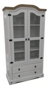 Mueble Cristalero Sen Home  Con Aparador Corona Blanco