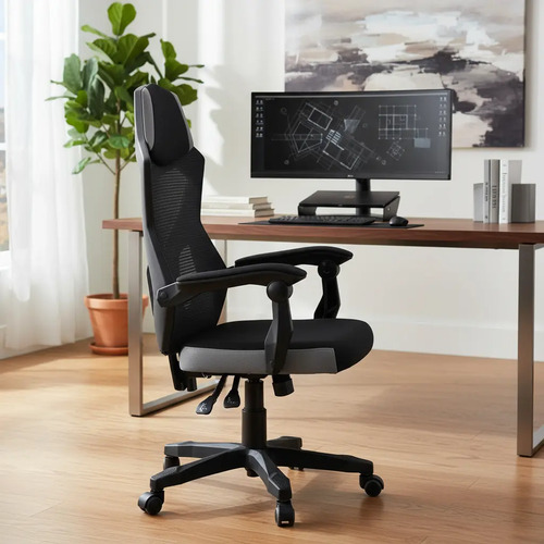 [03102310] Silla Gamer Malla Sen Home De Monaco Gris