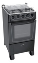 Cocina James C 105 B  Gas Envasado 4 H Negra Sensacion Negro