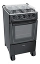 Cocina James C 105 B Negra Gas Js Ltda Color Negro Tipo De Conexión Gas Envasado