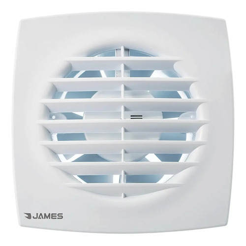 [02150011] Extractor James De Baño Ej 200s 120mm Compuerta Antirretorno Blanco