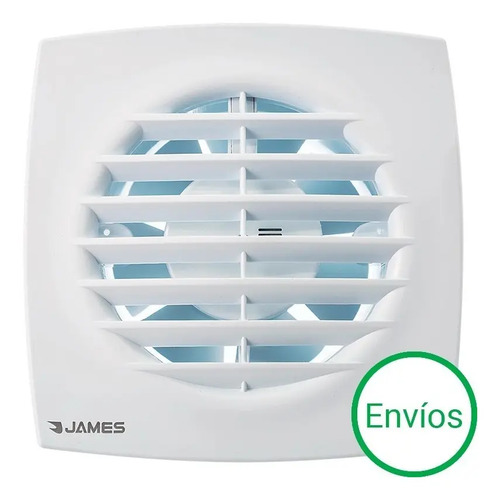 [02150010] Extractor James De Baño Ej 100s 100mm Compuerta Antirretorno Blanco