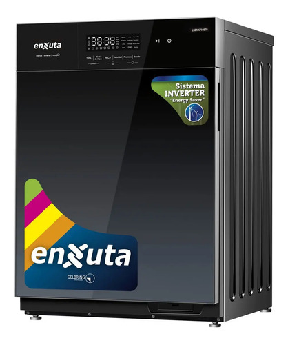 [02040766] Lavasecarropas Automático Enxuta Lsenx710570 Sensacion Gris Oscuro